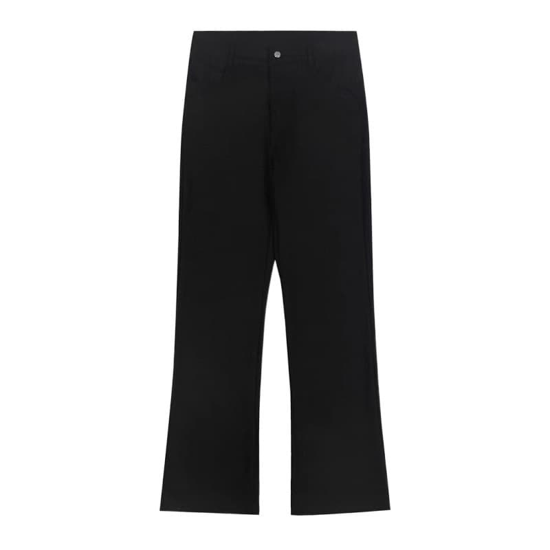 白パンツ ロング丈 ストレート デニムパンツ