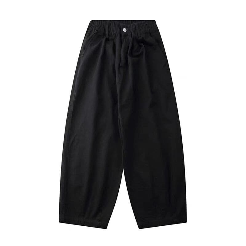 白パンツ ゆったりシルエット リラックスパンツ