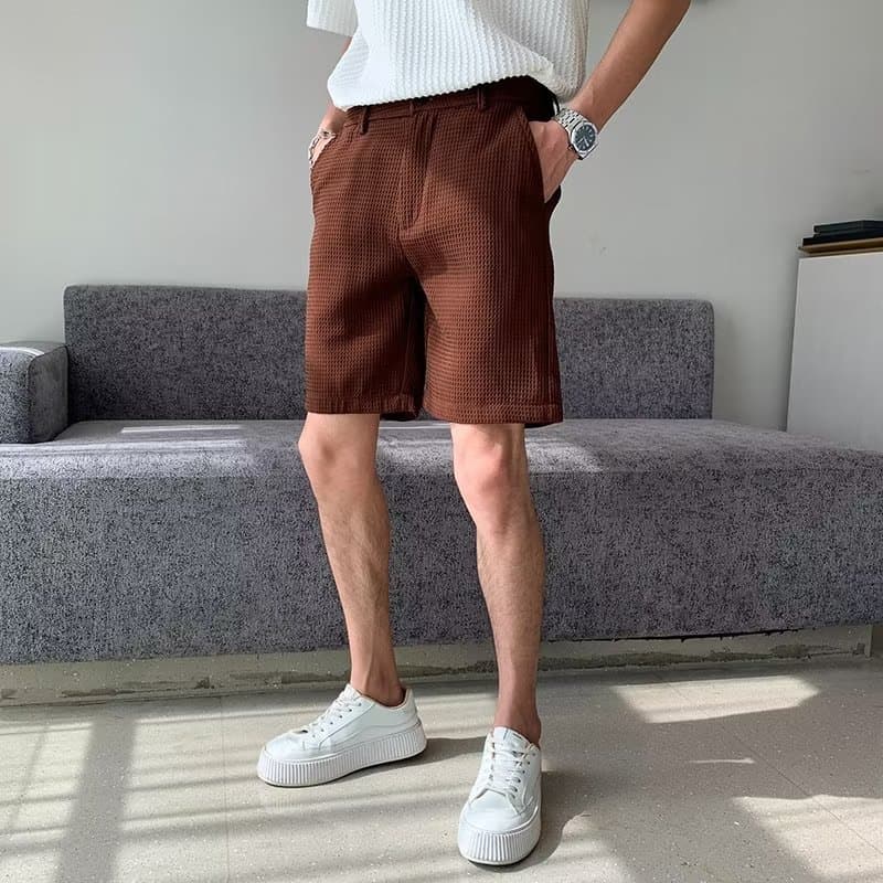 白パンツ すっきり爽やか シンプル ショートパンツ
