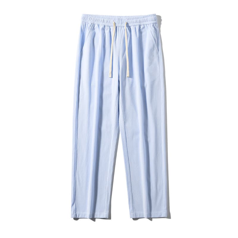 白パンツ ゆったりコーデュロイパンツ