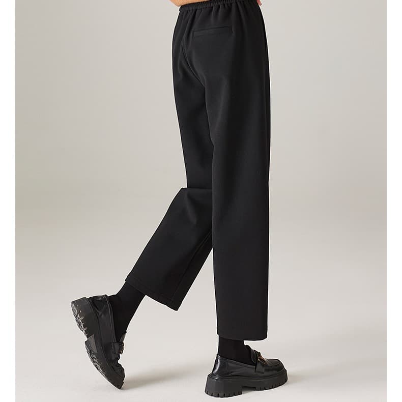 白パンツ ゆったり楽ちんワイドパンツ